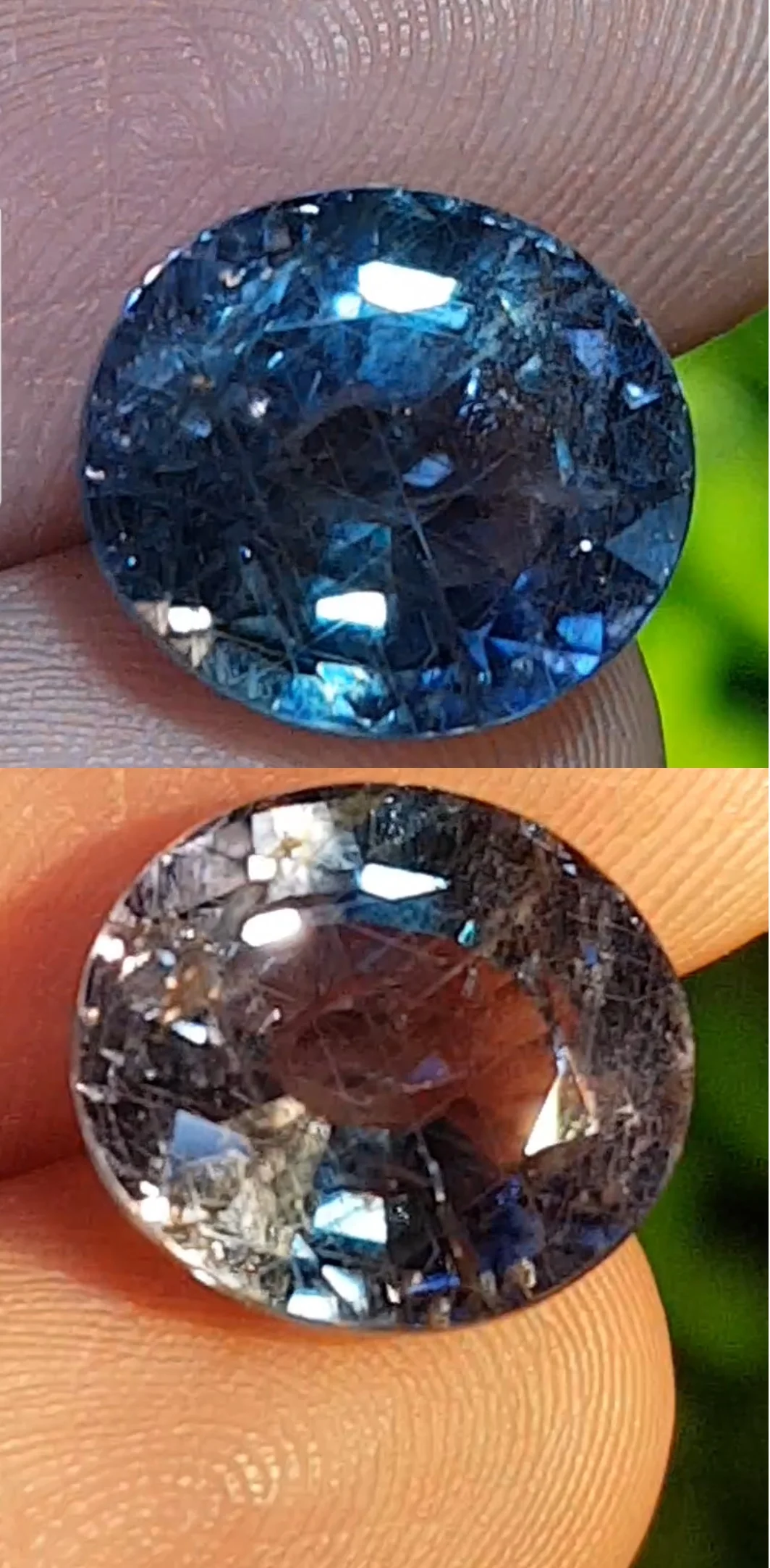 Colour-change Sapphire